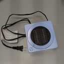 Gaiatop Mini Space Heater, Lightweight PTC Ceramic Fast Heating 500W Energy Efficient for Indoor Use, Overheating & 45° Tip-Over Protection, Portable Desk Electric Heaters for Office Home Blue