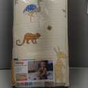 Nuby Reversible Baby Floor Mat, 77" x 58" - Foldable and Lightweight Baby Play Mat for Floor - Easy Storage and Travel - Safari