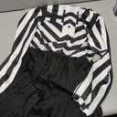 SheKiss Women's Half Sleeves Bodycon Ruffle Long Maxi Dresses Casual Geometric Print Striped Black Dresses, Small