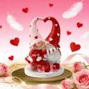 Valentines Day Gnomes, Resin Valentine's Figurines, Sweet Valentine's Day Gift, Valentines Gnomes Decor, Suitable for Home Decor, Weddings and Love Themed Events