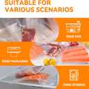 [2024 New] 6 Pack 8" x 20' and 11" x 20', Vacuum Sealer Rolls Bags for Food, Great for Food Storage, Sous Vide and Meal Prep, Wevac Lite