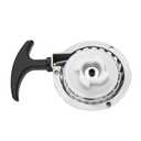 PRO BAT Aluminum Alloy Easy Recoil Pull Start Starter for 47cc 49cc Mini Moto Chopper ATV Quad Dirt Pocket Bike Scooter 2 Stroke Silver