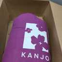 Kanjo Acupressure Mat and Pillow Set for Back Pain Relief & Neck Pain Relief, with Pressure Points for Muscle Pain Relief with Travel Bag - Amethyst