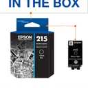EPSON 215 Ink Standard Capacity Black Cartridge (T215120-S) Works with WorkForce WF-100, 110 and EC-110