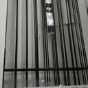 Spirich Free Standing Foldable Wire Pet Gate for Dogs, 80 inches Extra Wide, 30 inches Tall 4 Panels Dog Gate for the House, Doorway, Stairs, Pet Puppy Safety Fence,Set of Support Feet Included, White