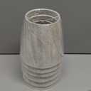 Set of 6 Clip On Lamp Shades, 3.5x5.5x5 Inch Mini Chandelier Shades, Natural Linen Fabric Replacement for Table Wall Lamps