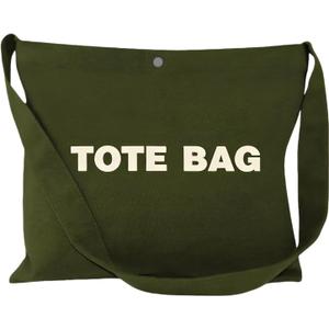 Women Canvas Tote Bag (Dark Green)