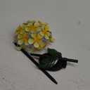 Solar LED Metal Flower Stake Light - Perfect for Your Garden, Patio, Walkway, or Outdoor Living Area - Includes 1 Flower Light (Yellow)