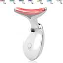 Red-Light-Therapy-for-Face and Neck, Facial Massager for Face and Neck, 7 Color Face Neck Massager for Skin Care, at-Home Face Tool for Skin Care