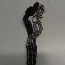 CollarDirect Martingale Dog Collar with Stainless Steel Chain and Quick Release Buckle - Reflective Collar for Large, Medium, Small Dogs - Black, Medium (Neck Size 14"-17")