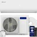 DELLA Vario Series 12000 BTU Mini Split AC, Work with Alexa and Wifi, 20.5 SEER2 Cools Up to 550 Sq.Ft, Energy Efficient, 115V Ductless Inverter System, Pre-Charged Heat Pump and 16.4ft Kits