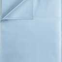 Queen Size Flat Sheet - Hotel Quality Top Flat Bed Sheet Only - Ultra-Soft, Breathable & Cooling - Fade & Wrinkle Free - Easy-Care, Stain & Shrink Resistant Bedding - Easy-Fit & Oeko-Tex - Light Blue (19 - Baby Blue)