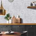 Tin Wall Tiles 24x24 Nail-Up, Stair Risers, Metal Ceiling Tiles, 5 Pack (Antique White)