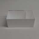 ChengFu Acrylic Magnetic Sanitary Napkin Storage Container, Pad Holder for Period, Sanitary Napkin Holder, Pad and Tampon Holder for Bathroom, Sanitary Napkin Dispenser, White