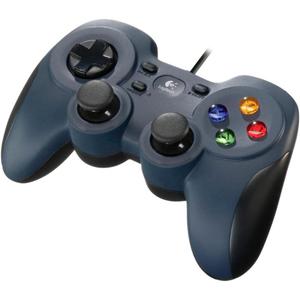 Logitech G F310 Wired Gamepad Controller Console Like Layout 4 Switch D-Pad PC - Blue/Black