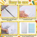 Threehoney 6ft Back to School Notebook Cardboard Cutouts Giant Composition Notebook Photo Prop Life Size Cutout Stand Decor for Welcome Back Jumbo Decor First Day of Schools Teacher Party Decorations