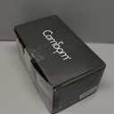 Cambom Rotary Cheese Grater Hand Crank Cheese Shredder for Fresh Cheese, Vegetable, Nuts,Non-slip Suction Base, Free Cleaning Brush Three Blades, Black