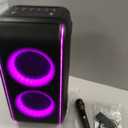 GKD62 Karaoke Machine for Adults Kids, 400W Portable Bluetooth Party Speaker with 2 Wireless Microphones, Built in AI Vocal Removal & Mic Priority, Records, Radio, Loud Sound for Home, DJ, Outdoor