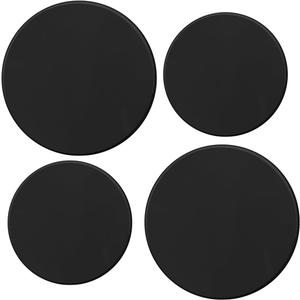 Reston Lloyd Electric Stove Burner Covers, Set of 4, Black, 10" x 0.5" x 10" (length x width x height)
