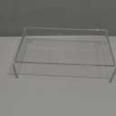 Acrylic Monitor Stand Riser Clear Computer Monitor Stand (Big), 16 x 7.7 x 4.3 inches