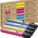 MasaiMara MP C3300 Compatible Toner Cartridges for Ricoh Aficio MP C2800 C2800SPF C3300 C3300SPF C4000 C5000 Gestetner MP C2800 Savin C2828 C3333 Lanier LD528 LD528C LD528CSPF LD533 LD533C Printer