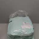 Bedsure Full Comforter Set Mint Green - Bed in a Bag Full Size Bedding Set 7 Pieces, GentleSoft Pintuck Bed Set Gift for Family, Pinch Pleat All Season Comforter with Sheets, Pillowcases & Shams