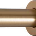 Ivilon Shower Tension Curtain Rod - Adjustable Spring Tension Rod for Shower Curtains, Bathroom, or Windows, Easy to Install, No Drilling Required, Rustproof, Adjustable 36 to 54 Inch Warm Gold