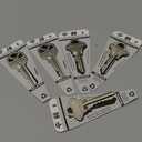 Hillman Multicolored Key Brass House/Entry Key Blank, Set of 5