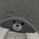 Potty Training Seat ，SKYROKU Potty Training Toilet with Step Stool Ladder, for Kids Boys Girls Toddlers - Comfortable Safe Potty Seat with Anti-Slip Pads Ladder （8838-Grey）