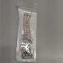 LuReen Beaded Bracelet Band Compatible with Galaxy Watch 7/6/5/4 40mm 44mm/Watch 6 Classic 43mm 47mm/Watch 5 Pro 45mm/Watch 4 Classic/Active 2 Band, 20mm Elastic Stretchy Strap Wristband for Women