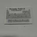 Periodic Table with Real Elements Inside, Acrylic Periodic Table Display with 83 Real Elements Samples, Craft, Teaching Tool, Gift for Kid, Students, Teacher, Science Lovers, 6*4.5*0.8 inch