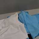 1950s Kids Poodle Skirt 50s Sock Hop Costume with Shirt Scarf Headband Earrings Glasses Socks (4-6 Years, Blue)