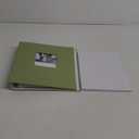 8.5x11 Inch Large 3 Ring DIY Scrapbook Photo Album with 30 Plastic Sleeves 60 Pages Blank Scrapbooks, 8.5 x 11 Scrap Book Albums for Baby Travel Wedding Graduation kids (Sage Green)