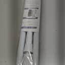 White Tension Curtain Rod for Windows 28 to 48 inch, Adjustable Expandable Pressure Spring Curtain Rod No Drilling, 7/8" Curtain Rod for Bedroom Doorway Closet Door