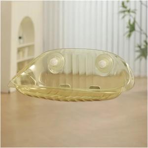 Cute Cat Hammock - Floating Cat Nest for Summer - Suction Cup Window Climbing Frame for Cats(Yellow)