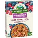 Cascadian Farm Organic Mixed Berry Cereal, No Added Sugar, 12.5 oz, BBD: 

02/12/2026

 