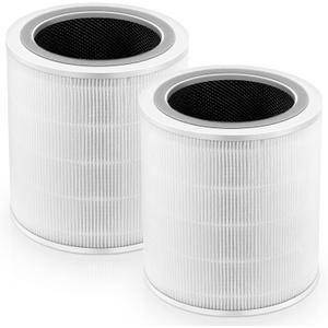 Core 400S Replacement Filter Compatible with LEVOIT Core 400S Smart WiFi Air Puri-fier, Part Number# Core400S-RF, 3-in-1 Efficient Filter, Core 400S-P (Dust Remover Filter-2 Pack)