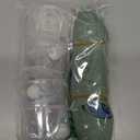 Straw Cup Conversion Kit with Silicone Sleeves for Dr. Brown's Narrow Glass Baby Bottle 8oz,Weighted Straw Replacement Kit with Soft Straw Top and Handle,6m+,Set of 4