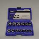 PLATINUMEDGE 13 Pieces Impact Bolt & Nut Remover Set, Stripped Bolt Extractor Set, Cr-Mo Extraction Tool Set with Solid Storage Case, Easy Out Rusted Rounded Damaged Nuts and Bolts