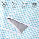 Cooling Blanket for Dogs - Q-MAX>0.4 Waterproof Pet Throw Blanket Bed Cover, Non-Slip Dog Blankets for Couch Protector, Washable Furniture Cover for Summer, Pearl Blue,40x50