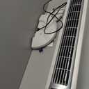 Lasko Oscillating Tower Fan with Remote Control, 3 Quiet Speeds, Timer for Bedroom, Kitchen, Office Use, White, 36" 2510