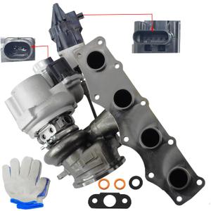 11657642469 11657630462 Upgrade Turbocharger Billet Compatible With BMW Fits for N20 N26 320i 328i 528i X3 xDrive Z4 F30 2.0L 49477-02022 49477-02025 Turbo