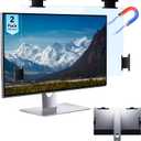 [2 Pack] Magnetic Hanging 24 Inch Computer Anti Blue Light Screen Protector for 16:9 Aspect Ratio Widescreen Monitor, Eye Protection Anti-Glare Light LED PC Screen Protector, Removable 24 in Protective Film