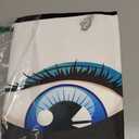 Women Eyes Makeup Blue Car Windshield Sun Shade Foldable UV Ray Sun Visor Protector Sunshade to Keep Your Vehicle Cool (55" x 27.6") (Multi Pattern 30)