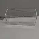 Acrylic Paper Towel Dispenser, Paper Towel Holder Countertop Clear Multi Trifold Napkin Holder, Suitable for Z-fold, C-fold or MultiFold Paper Towels for Bathroom, Toilet, Kitchen