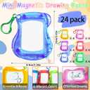 Tinlade 24 Pack Mini Magnetic Drawing Board for Kids, Small Erasable Drawing Pad, Toddler Writing Tablet, Birthday Party Favor, Classroom Prize, Goodie Bag Stuffers for Boy Girl
