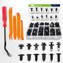 Frokom 240pcs Car Retainers Clips Bumper Grill Fender Door Rivets,5 pcs Fasteners Clips Kit for Chevrolet Silverado/Chevy Tahoe/Suburban/GMC Sierra/Ford/Dodge/Toyota/Honda
