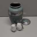 Set of 3 Stunning Cremation Urns for Human Ashes Adult Female or Male - Hand Engraved Cremation Urn Set of 3with 1 Large Urn for Ashes with 2 Matching Mini Urns, Funnels & Bags (Olive Rest Color)