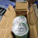 4FT Heavy Duty Green Metal Garden Fence Posts (2-Pack) - for DIY Chicken Wire, Garden/Yard/Driveway/Farm Fence Stakes