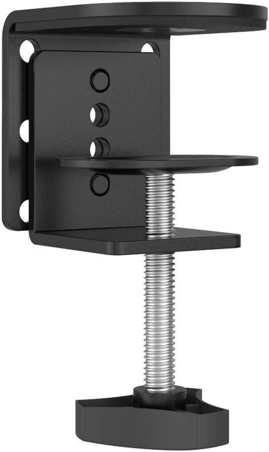WALI C-Clamp Base Stand Mounting Accessory for WALI Monitor Mount Workstation System (C-CLAMP), Black (Black)